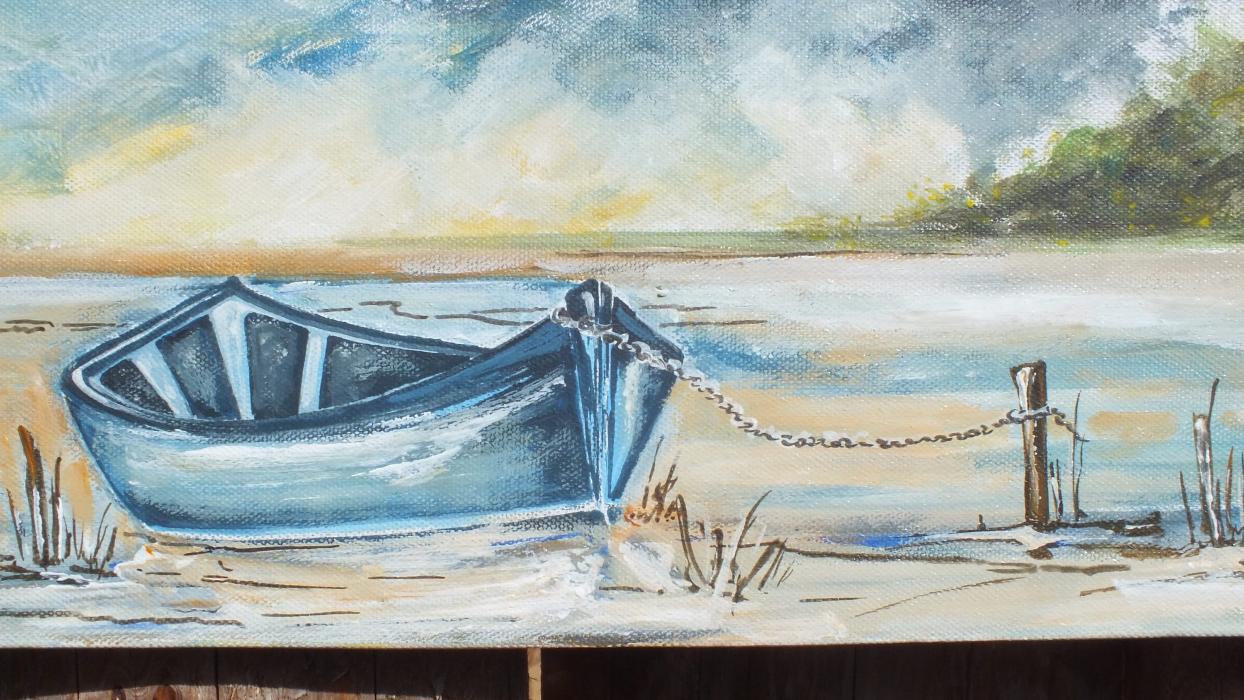 toile-peinte-marine-barque-a-maree-basse-3